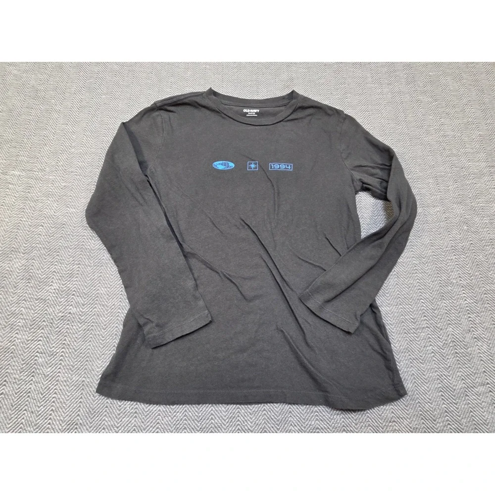 Old Navy Boys XL 14-16 Out of This World Space Tour Graphic Long Sleeve Shirt